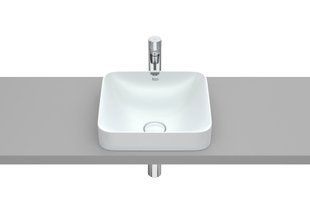 Накладной умывальник 37см раковина цвет peal, Roca INSPIRA SQUARE A32753R630 A32753R630 фото