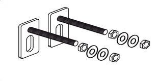 KIT FRAME-WALL FIXATION IN WALL крепления для инсталляции Roca AV0011800R AV0011800R фото