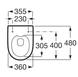 Сиденье крышка для унитаза Meridian Slim Compacto soft-closing Roca A8012B2002 A8012B2002 фото 4