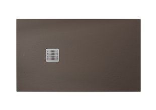 Тонкий Піддон 160*80см для душа, композітний, колір Cofe, Roca TERRAN AP10164032001660 AP10164032001660 фото